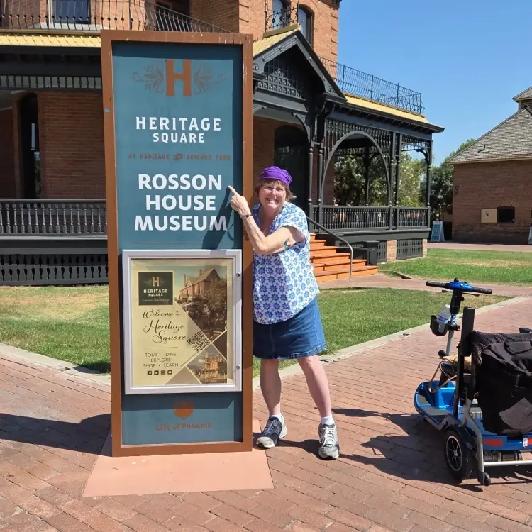 Ultra Light Mobility Scooter Rental via Cloud of Goods